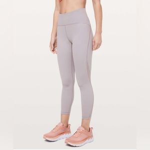 Lululemon Train Times 7/8 Pant 25" Dark Chrome Size 10